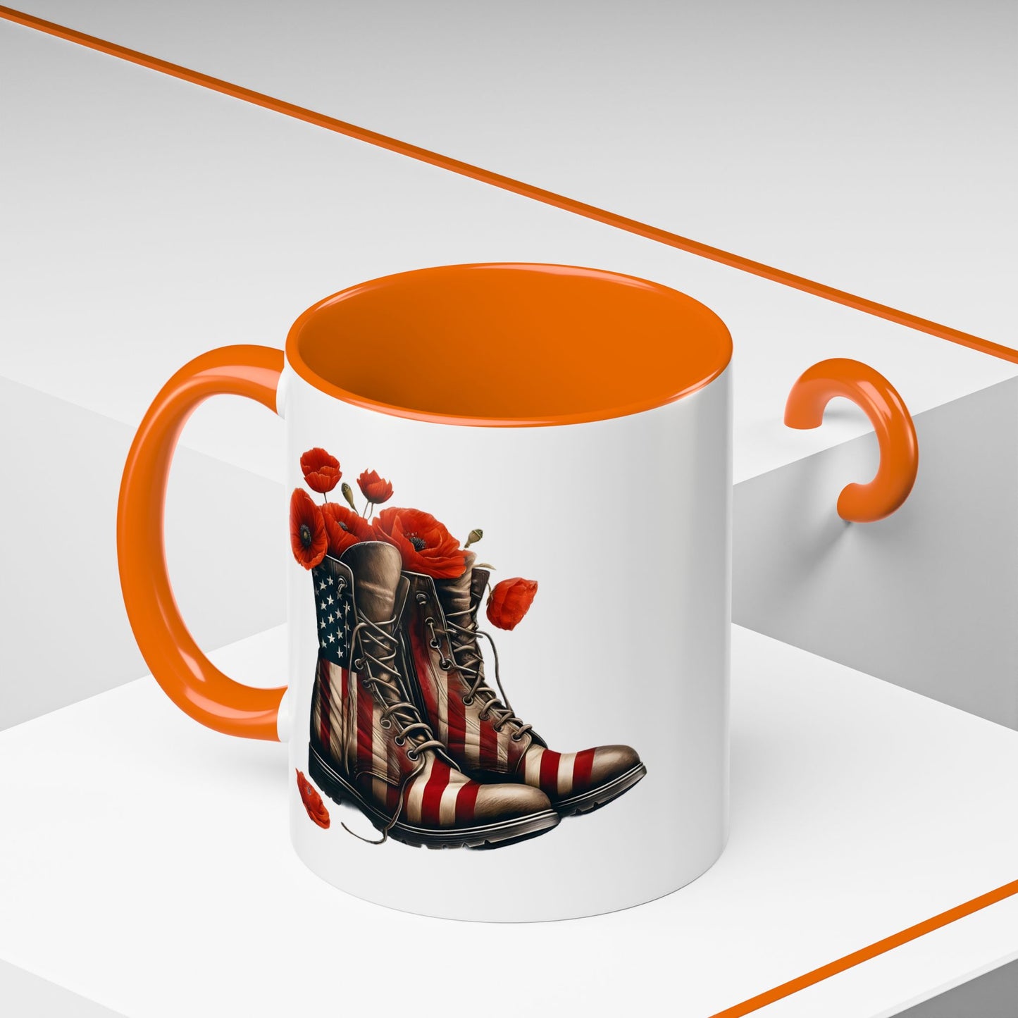 4th of July Mug - Fallen Soldier Boots