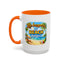 Humor Mug - Life Happens the beach Helps