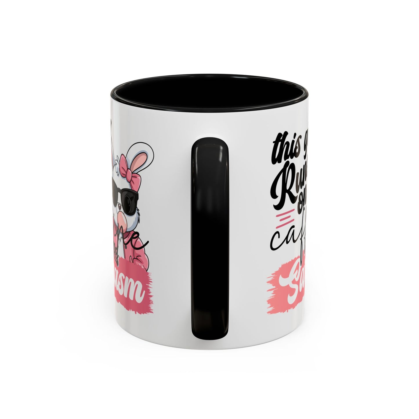 Humor Mug - This Girl Runs on Caffeine & Sarcasm