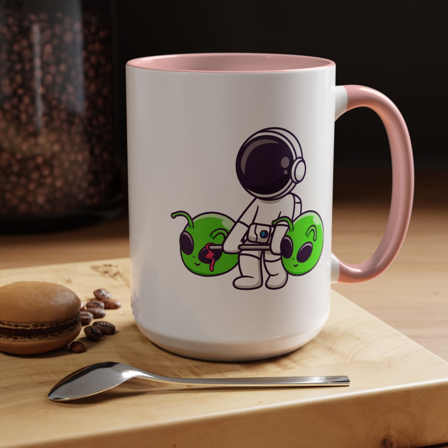 Alien Mug - Astronaut Lifting