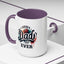 Father's Day Mug - Best Dad Ever Basketball