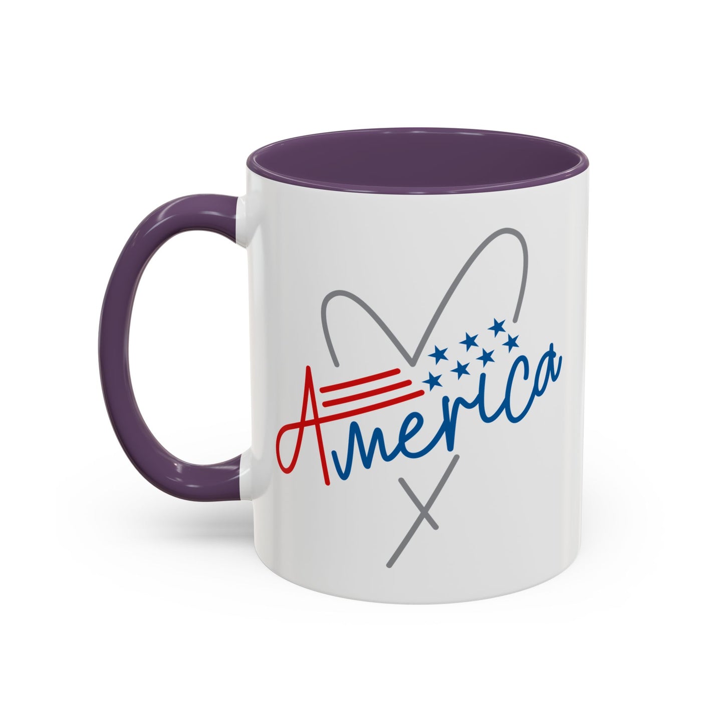 4th of July Mug - America Heart