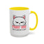 Adult Mug - Fluff You White Cat