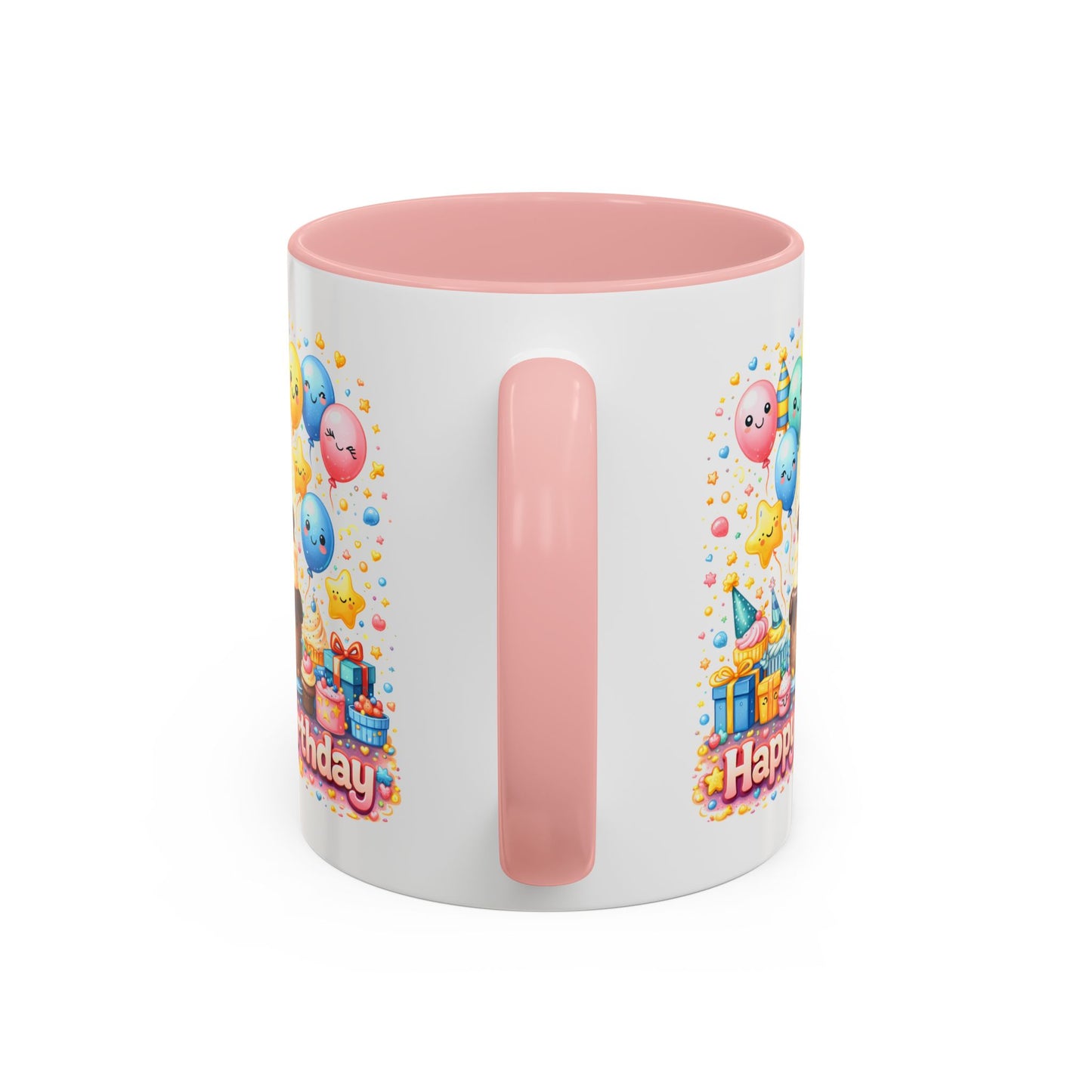 Birthday Mug - Cake and Balloons