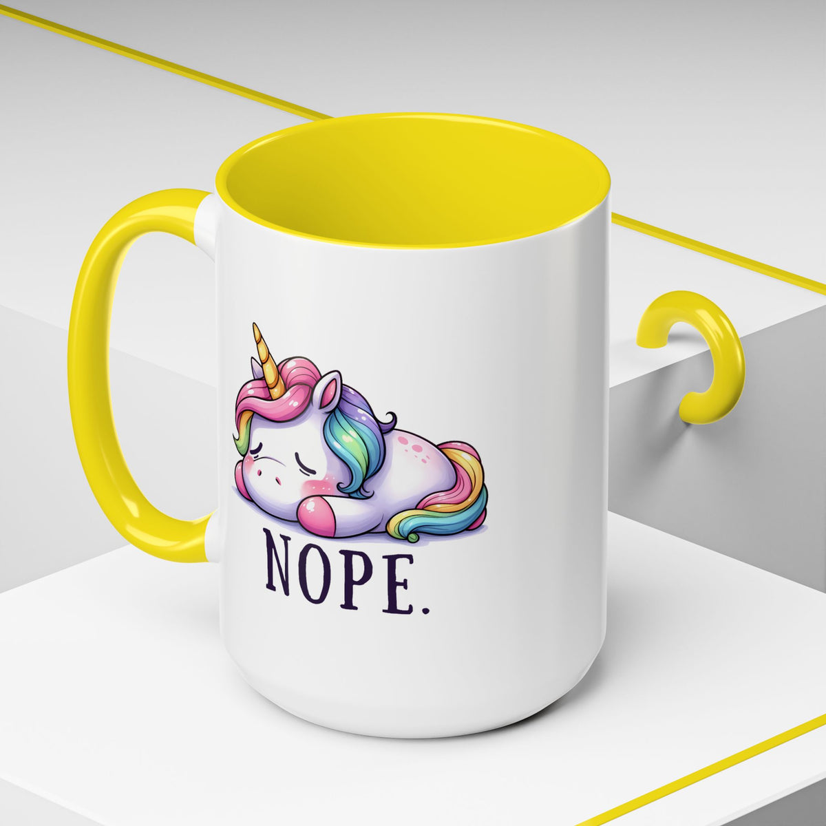 Humor Mug - Nope Unicorn