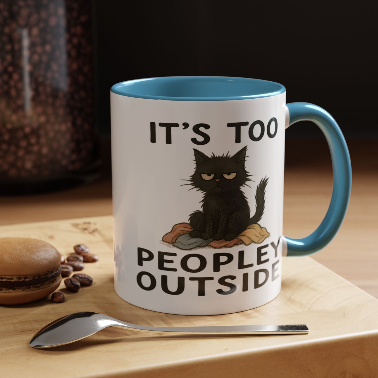 Animal Mug - It's Too Peopley Outside