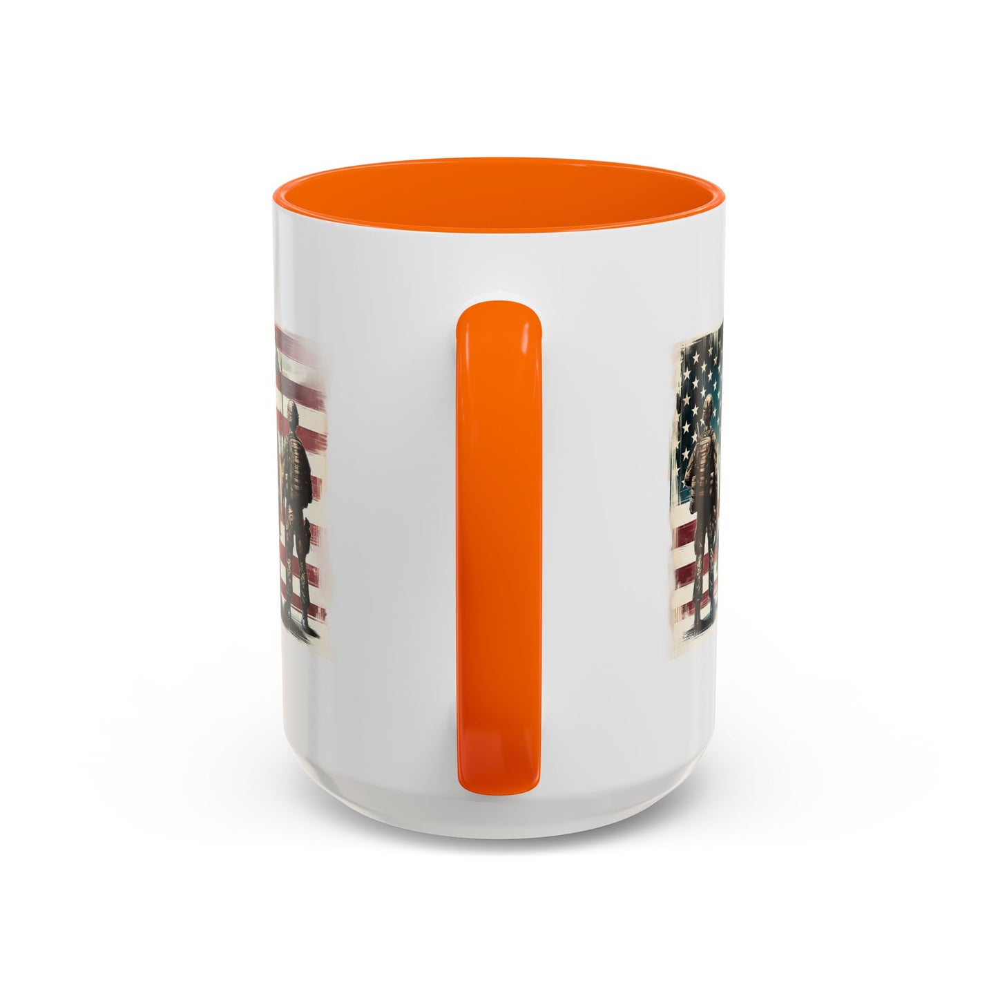 4th of July Mug - Soldiers American Flag