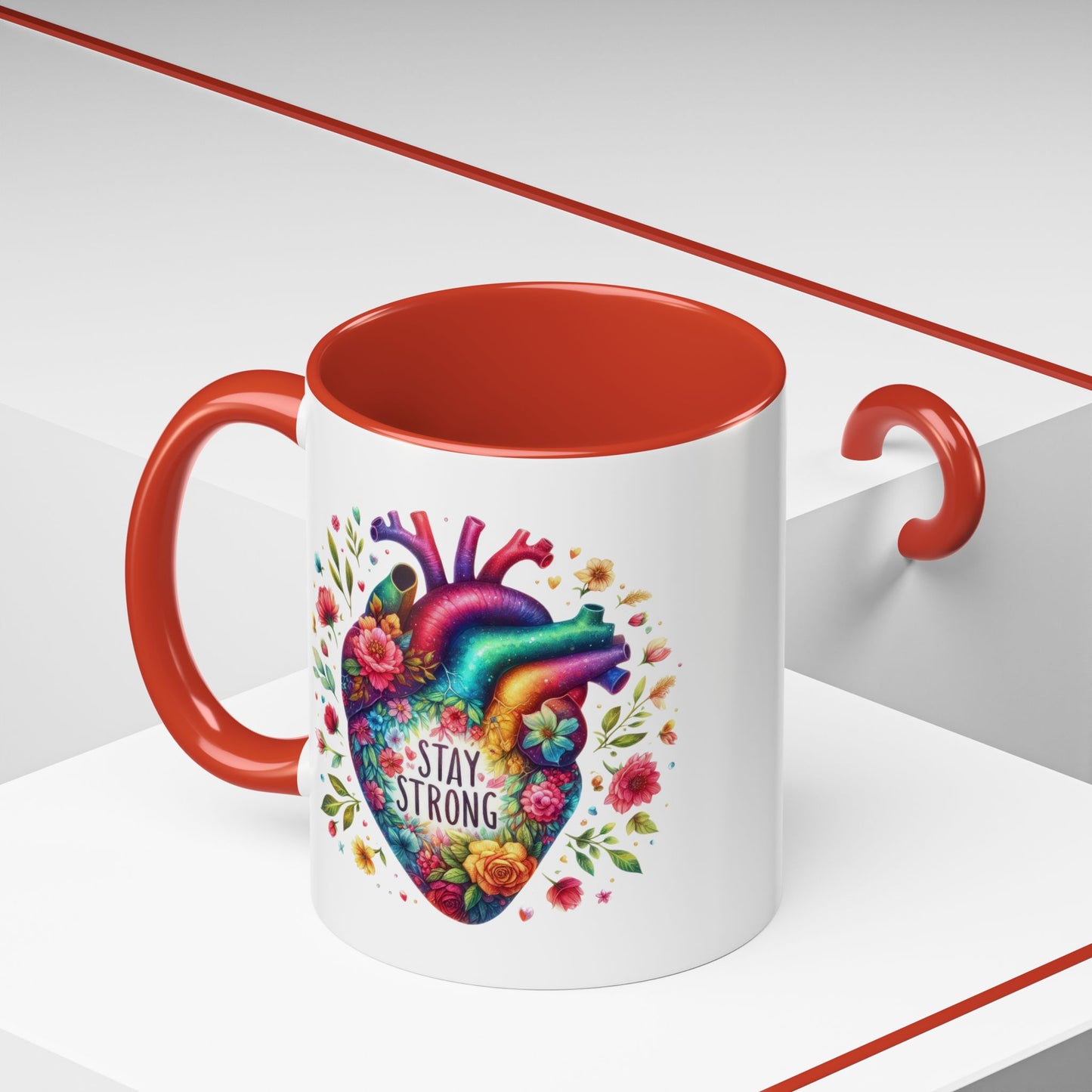 Wellness Mug - Stay Strong Heart