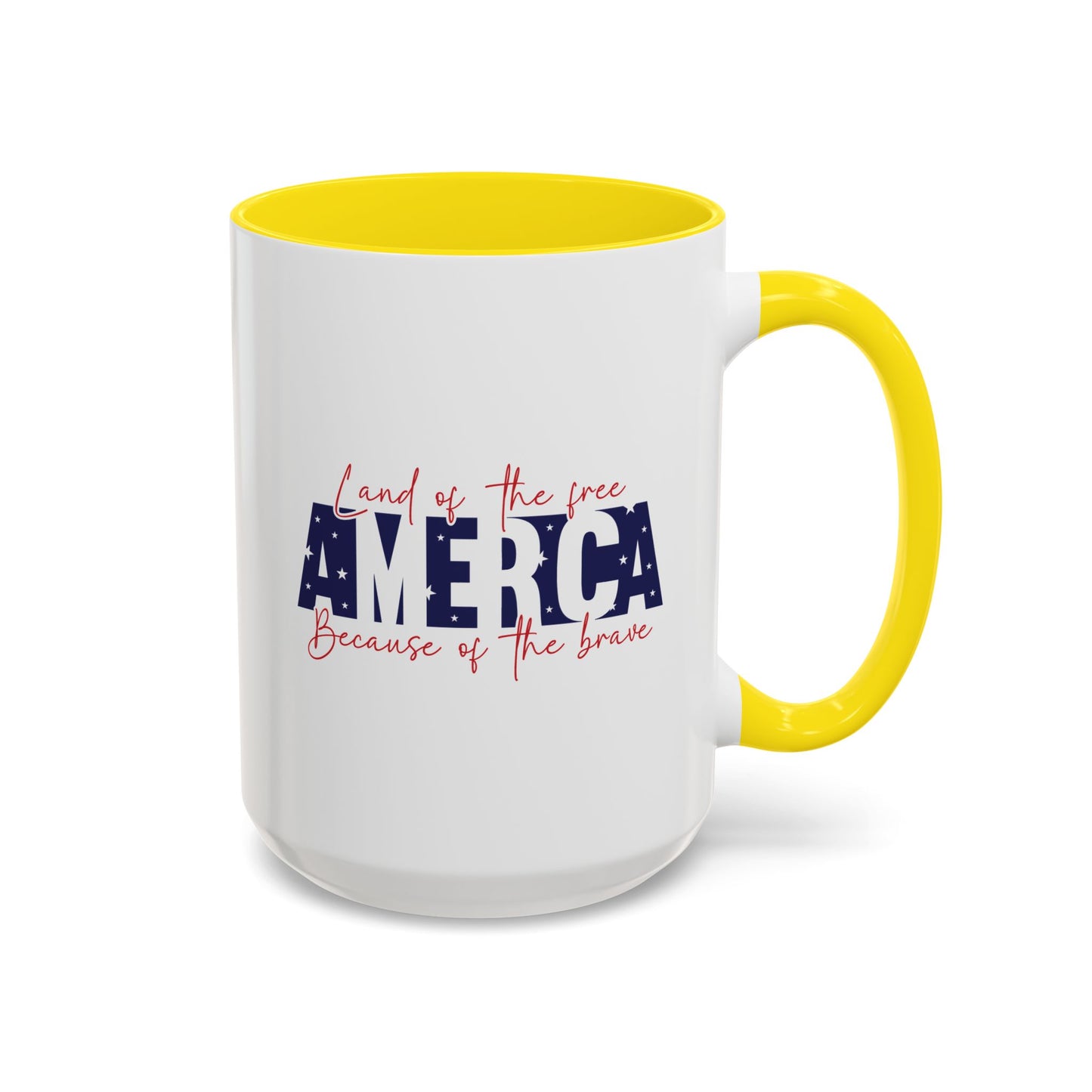 4th of July Mug - American Land of the Free Stars