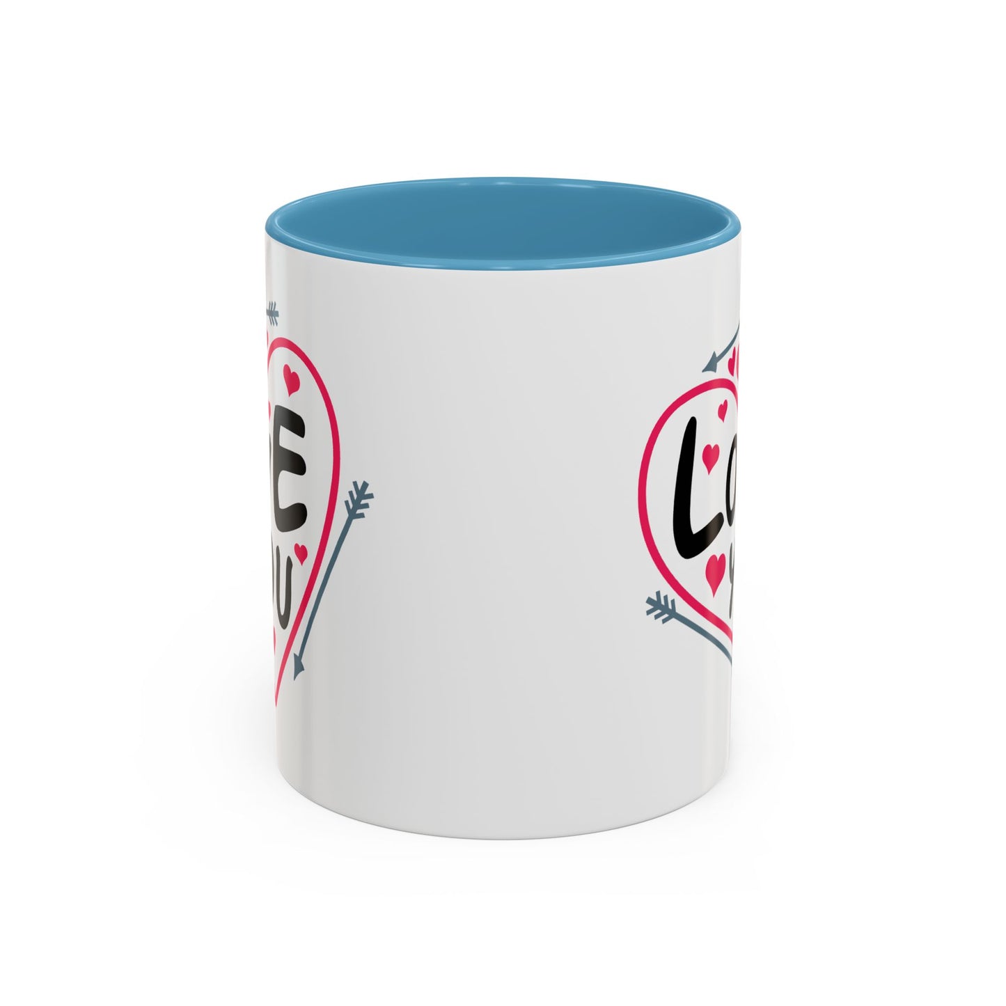 Valentine's Day Mug - Love You Heart Arrows