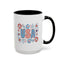 4th of July Mug - USA Preppy Floral