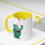 Humor Mug - Monster Drinks Coffee Spill
