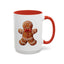 Christmas Mug - Decorative Gingerbread Man