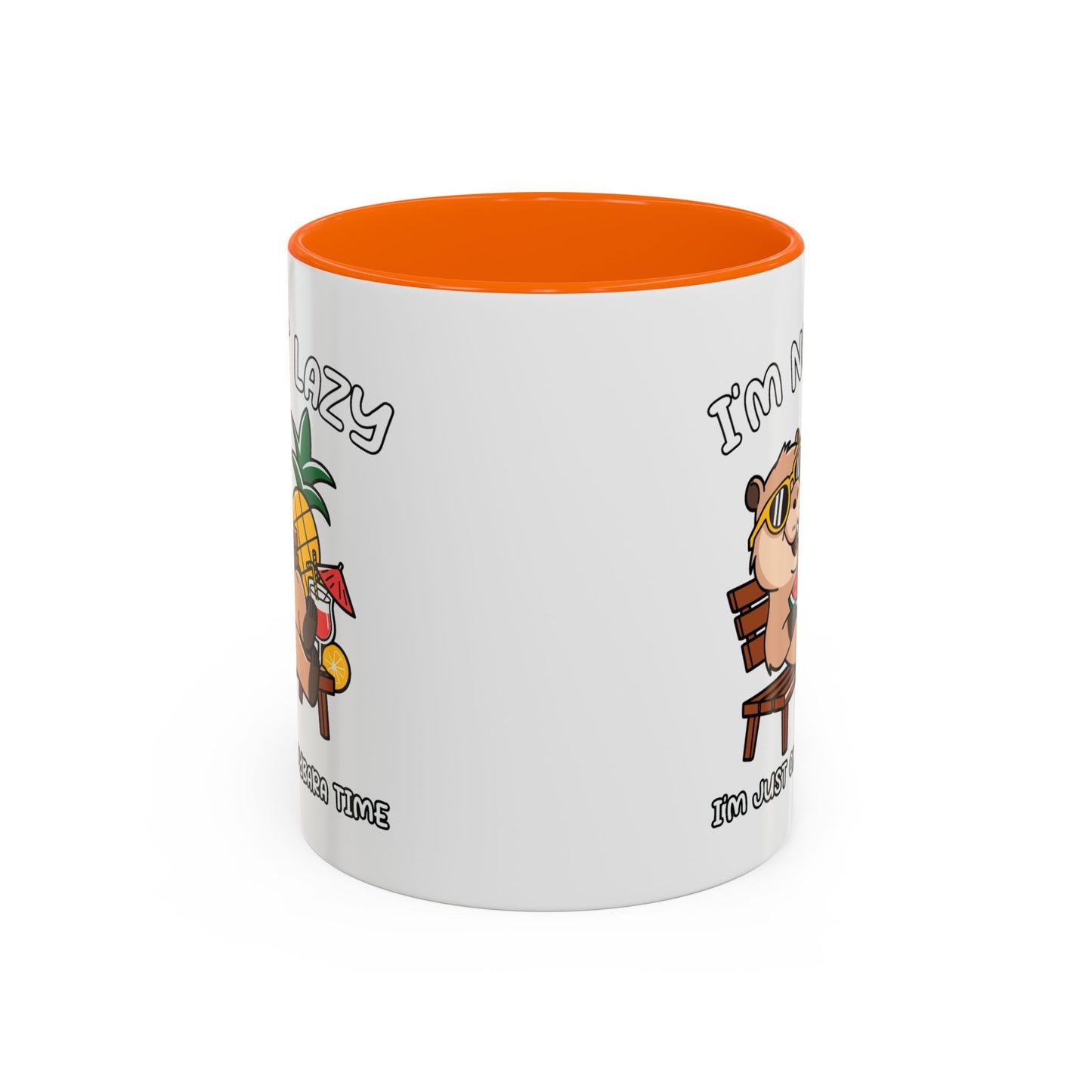 Humor Mug - I'm Not Lazy Capybara