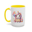 Birthday Mug - Girl Unicorn Happy Birthday Sign 2