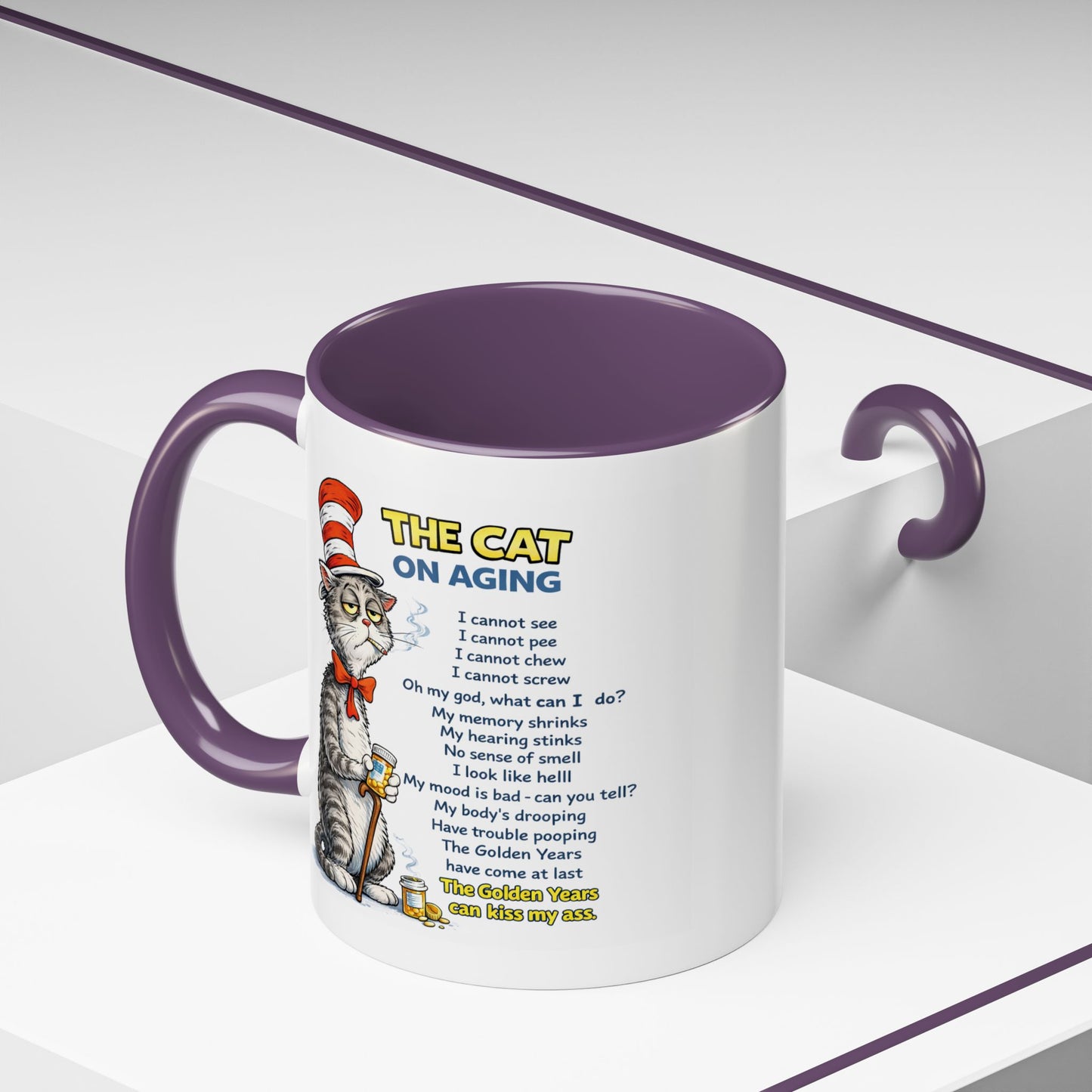 Humor Mug - The Cat Of Aging