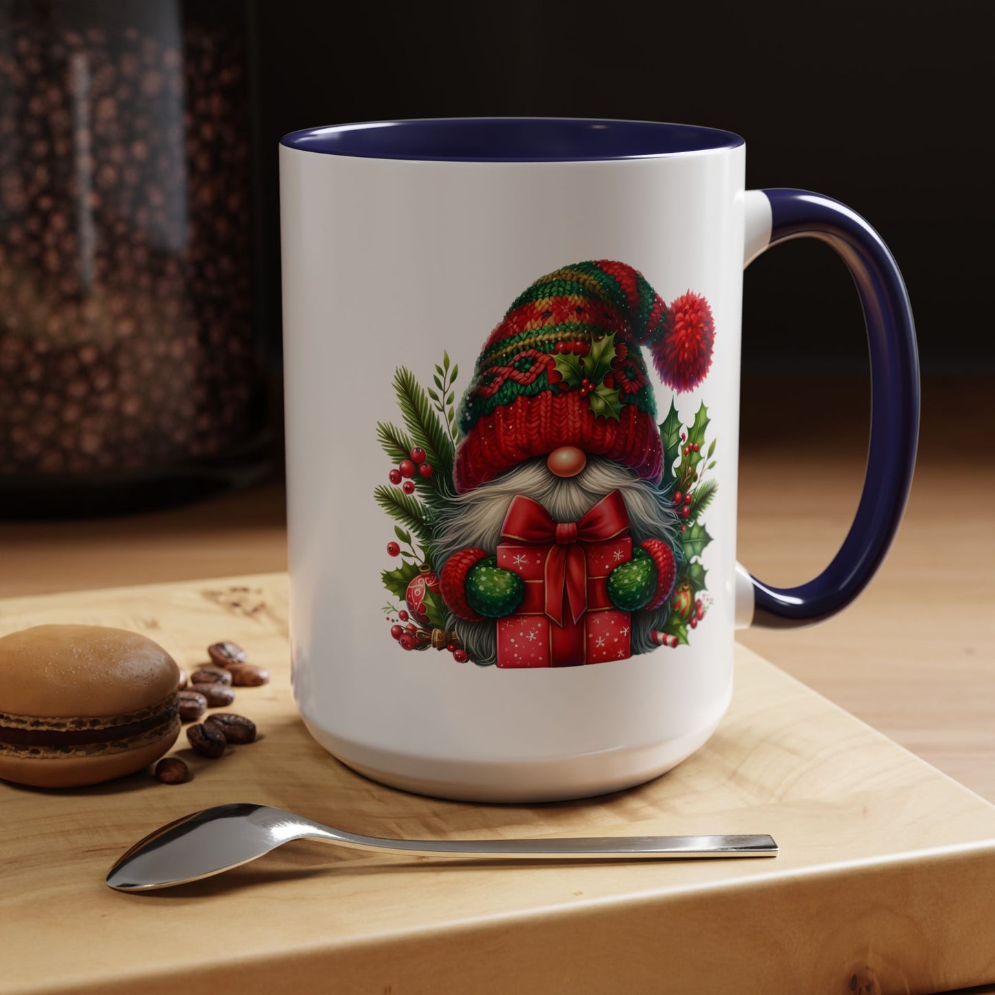 Christmas Mug - Gnome with Wrapped Present
