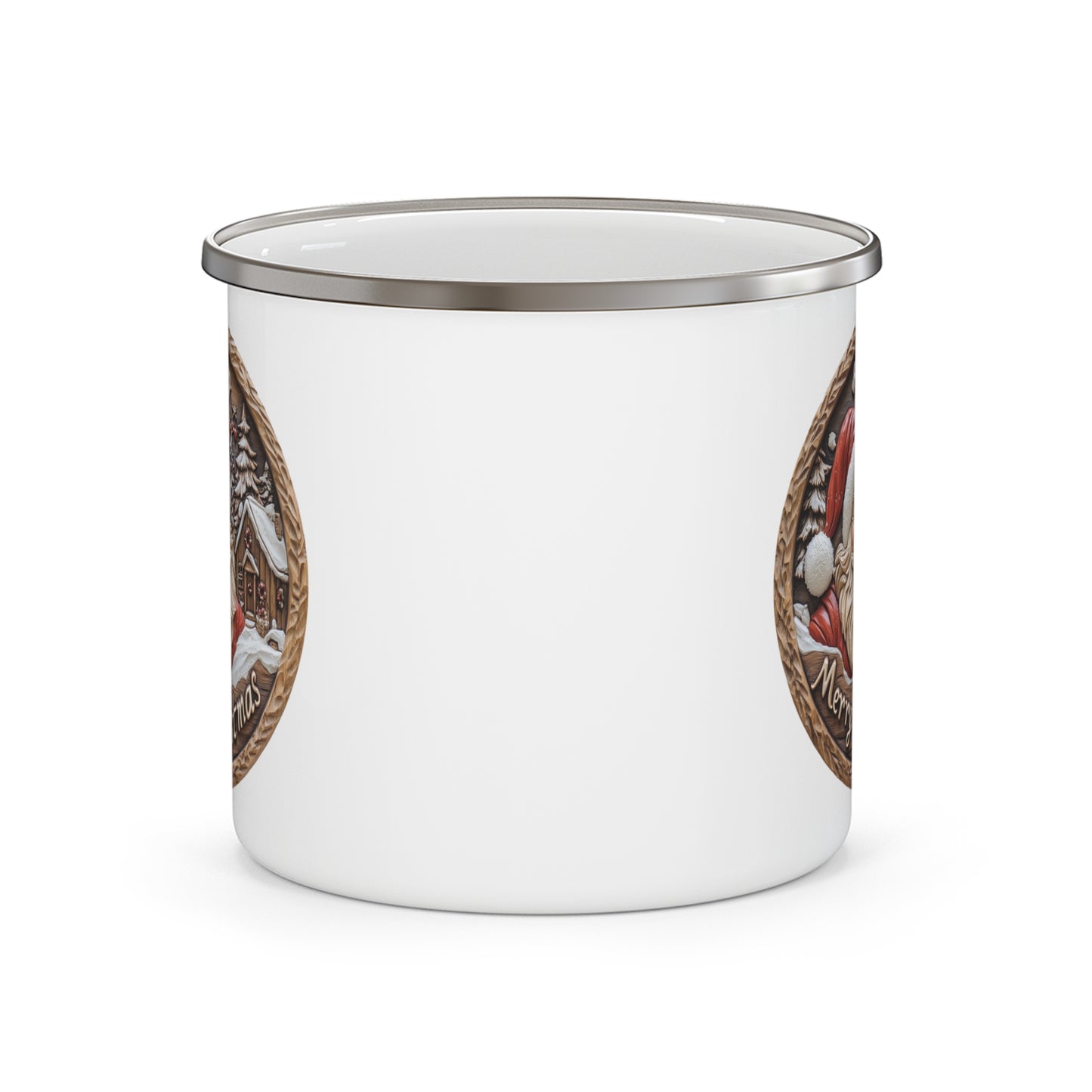 Christmas Mug - Merry Christmas Santa Plaque