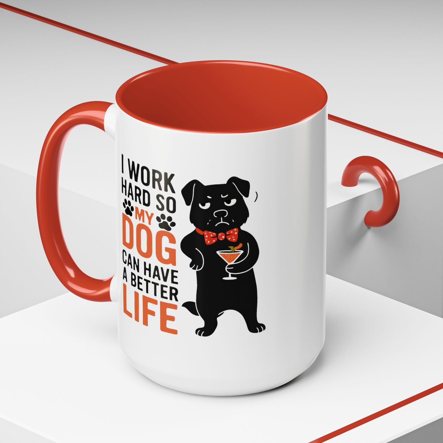 Animal Mug - I Work Hard So My Dog
