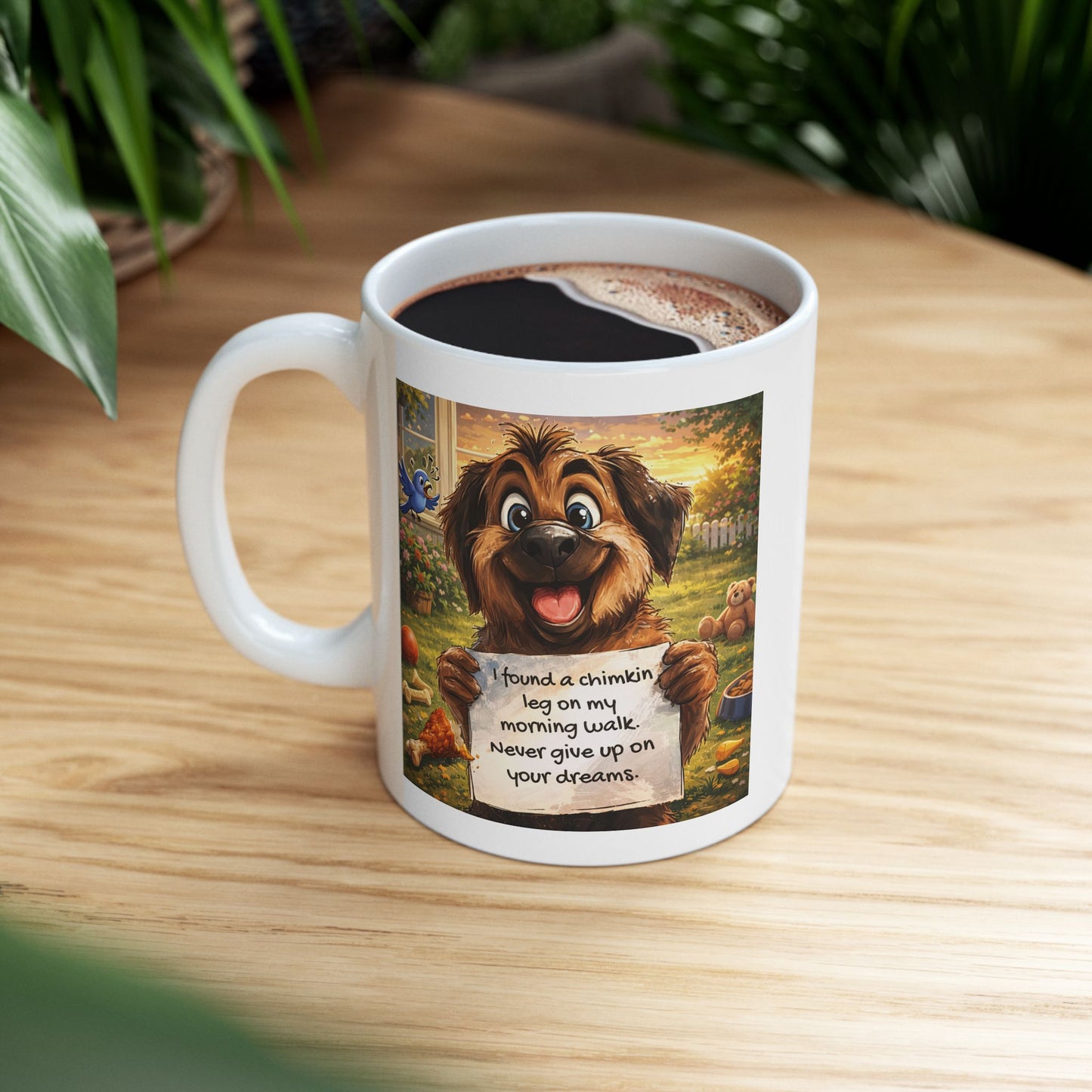 Animal Mug - I found A Chimkin Leg