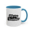Christmas Mug - Merry Christmas White Black & Grey Text