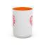 Valentine's Day Mug - Love You Heart Lettering