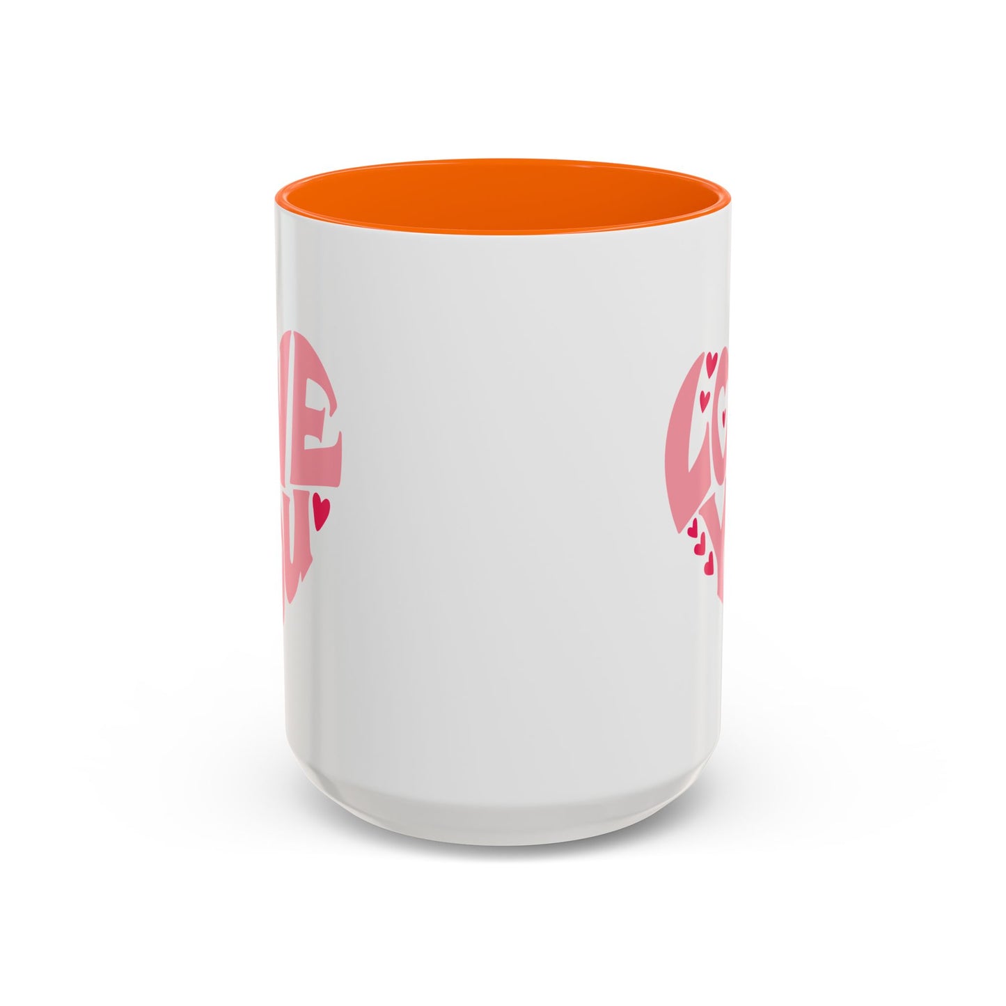 Valentine's Day Mug - Love You Heart Lettering