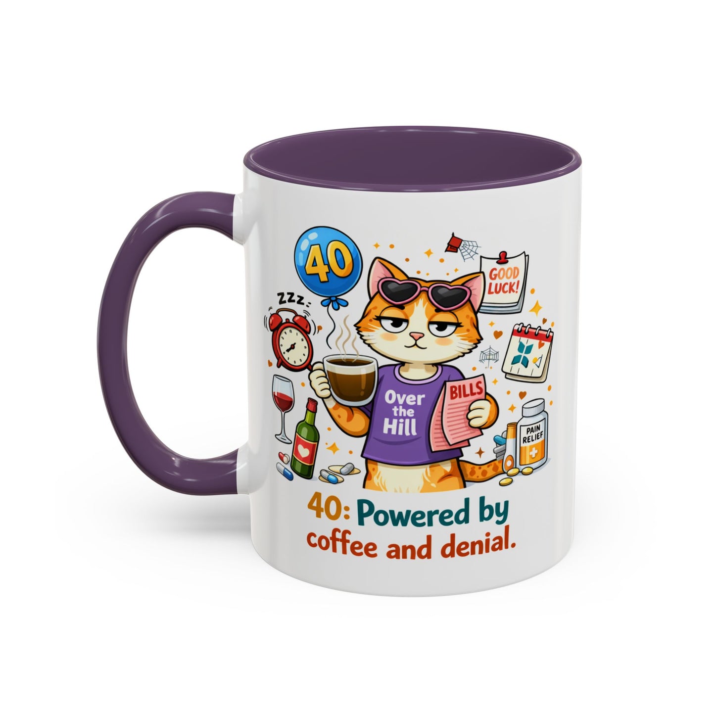 Birthday Mug - 40 Powered By