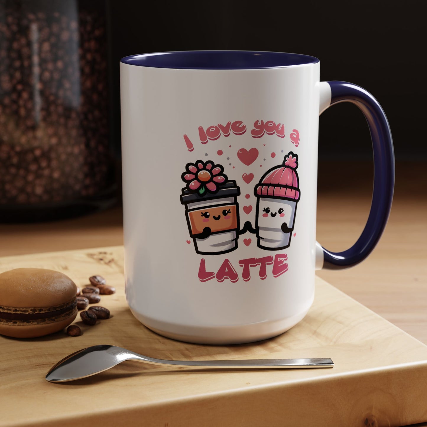 Valentine's Day Mug - I Love You A Latte Cute