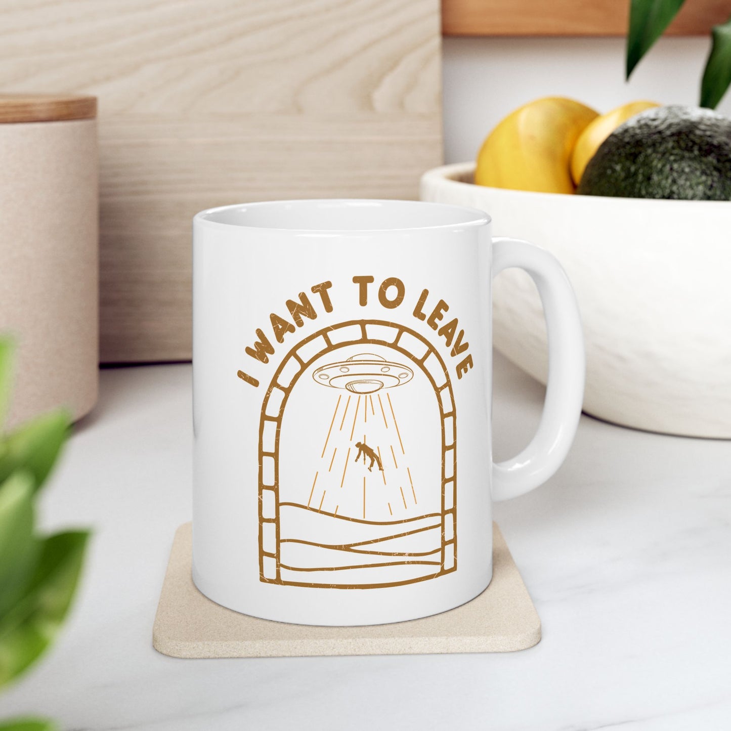 Alien Mug - I Want To Leave