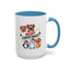 Christmas - Merry Christmas Red & Green Text Reindeer Penguin Bear Fox