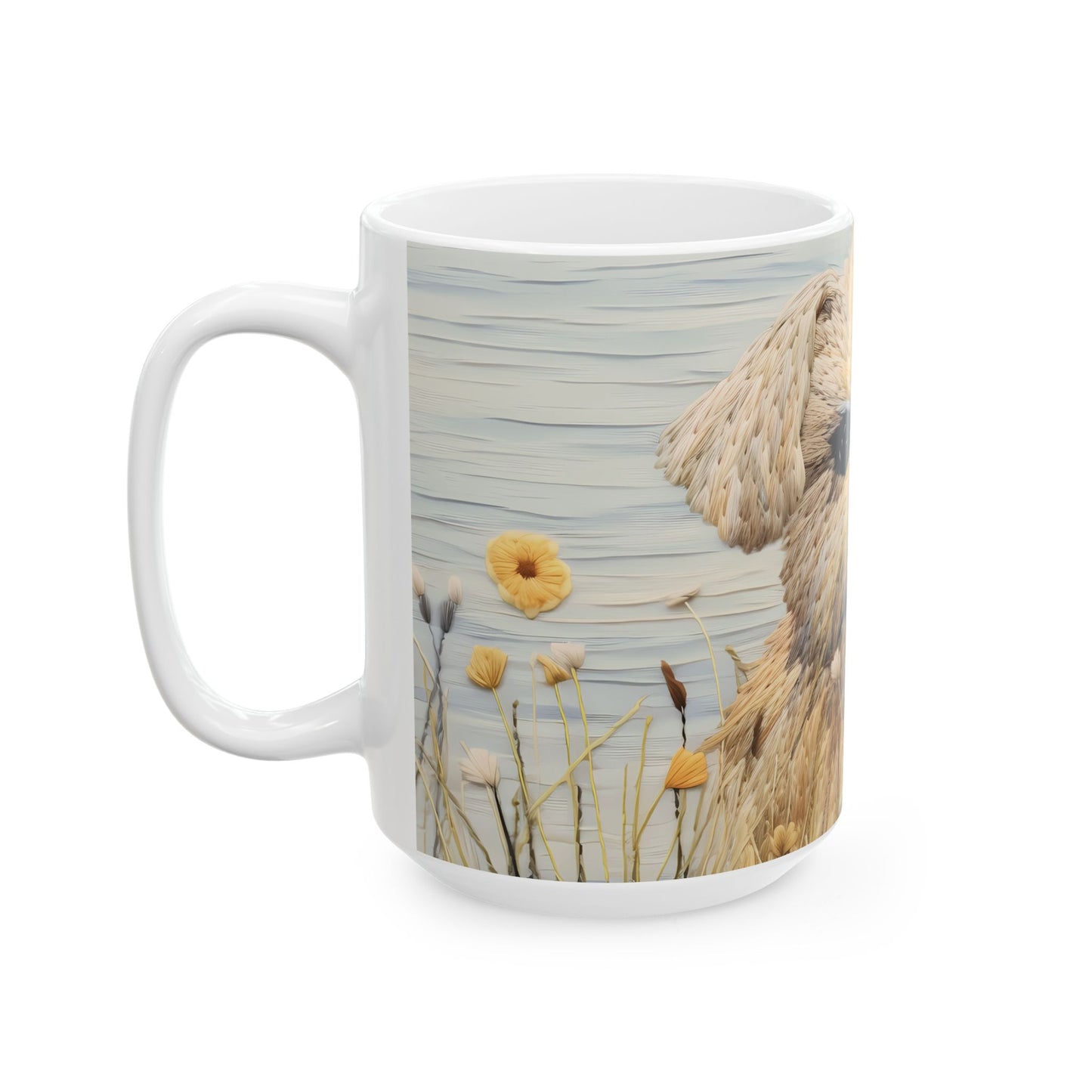 Artistic Mug - Felted Dog
