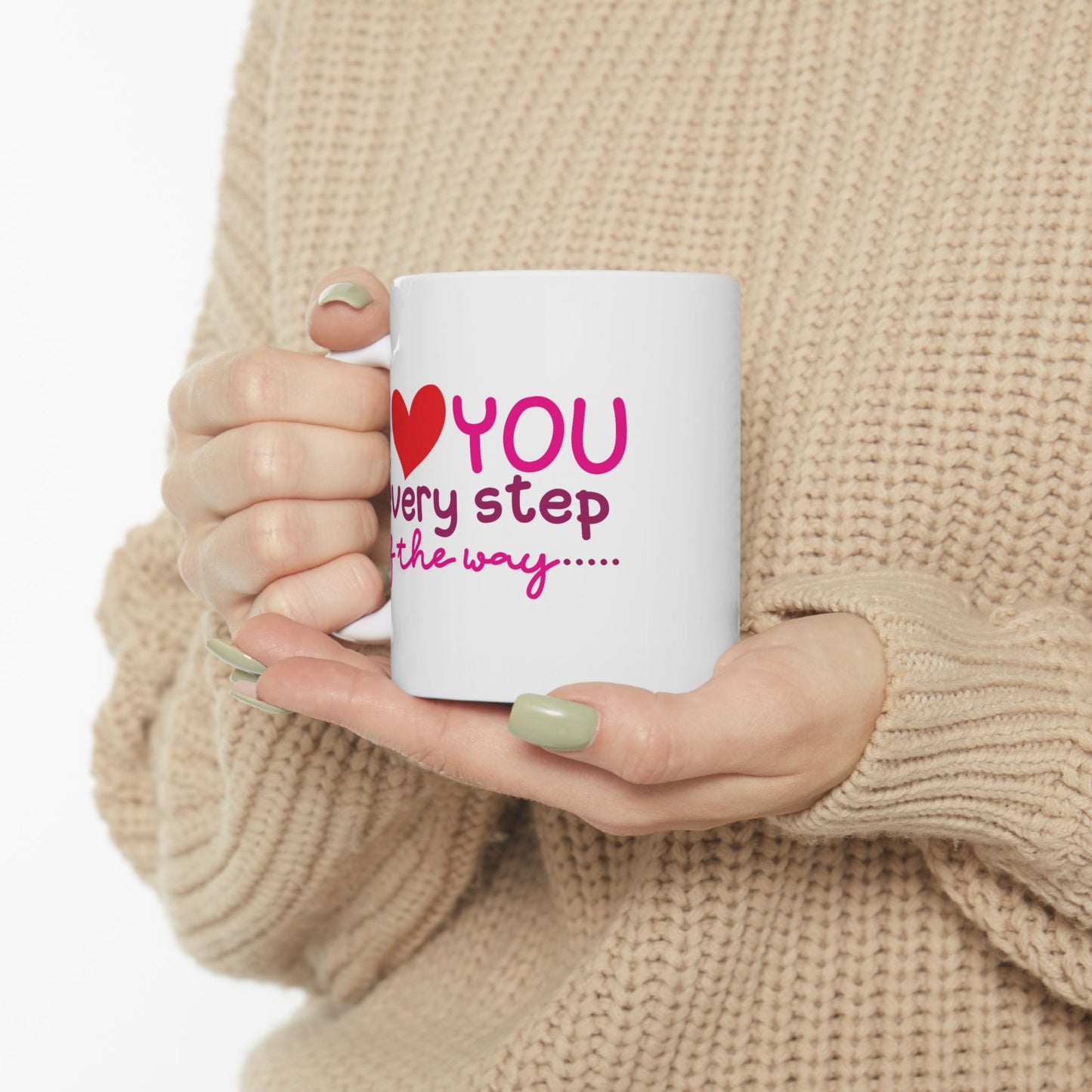 Anniversary Mug - I Love You Every Step
