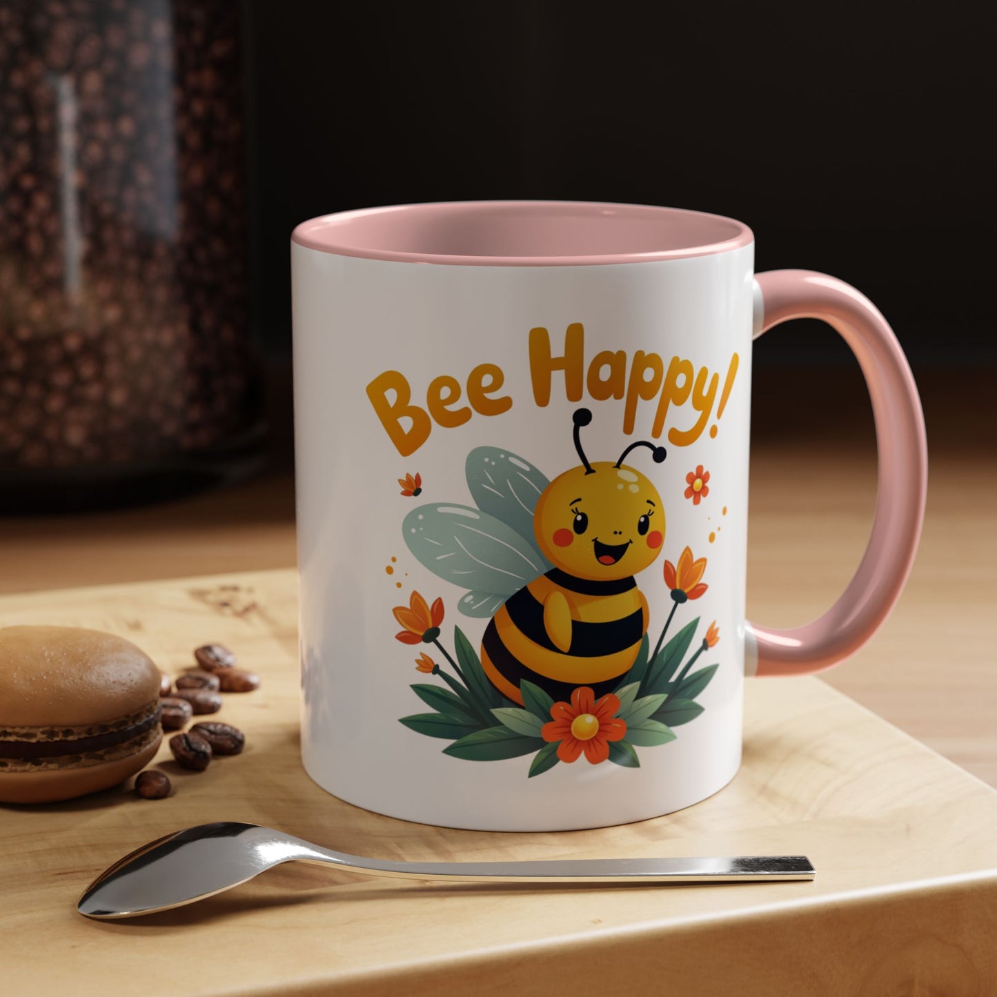 Motivation Mug - Bee Happy