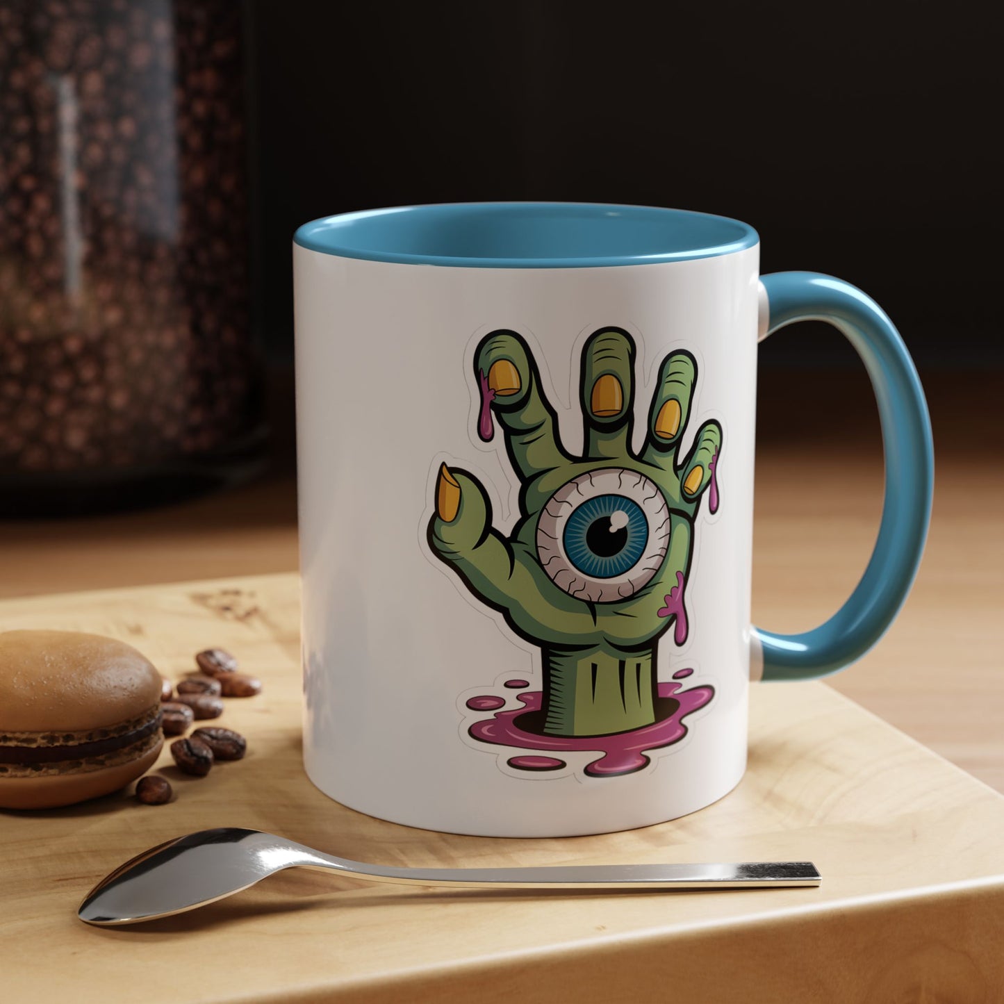 Halloween Mug - Eye Ball Hand