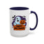 Halloween Mug - Winking Ghost With Pumpkin