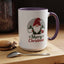 Christmas Mug - Merry Christmas Green & Red Text Gnome Present Trees