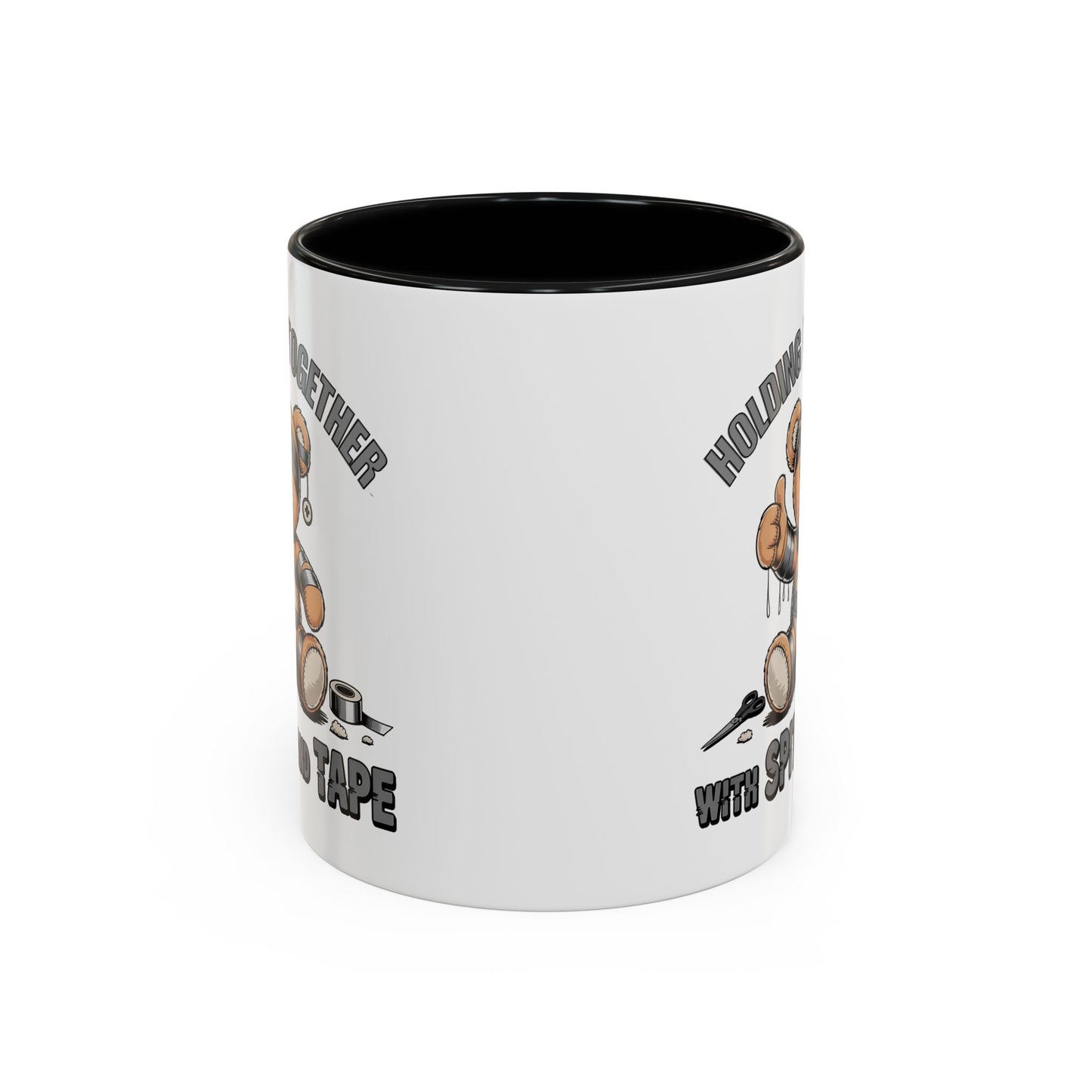 Humor Mug - Holding It Together With Spite & Tape