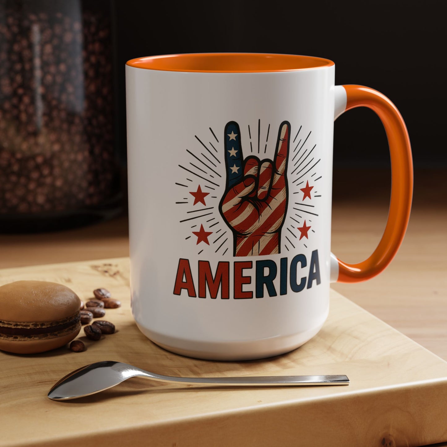 4th of July Mug - America Rock On
