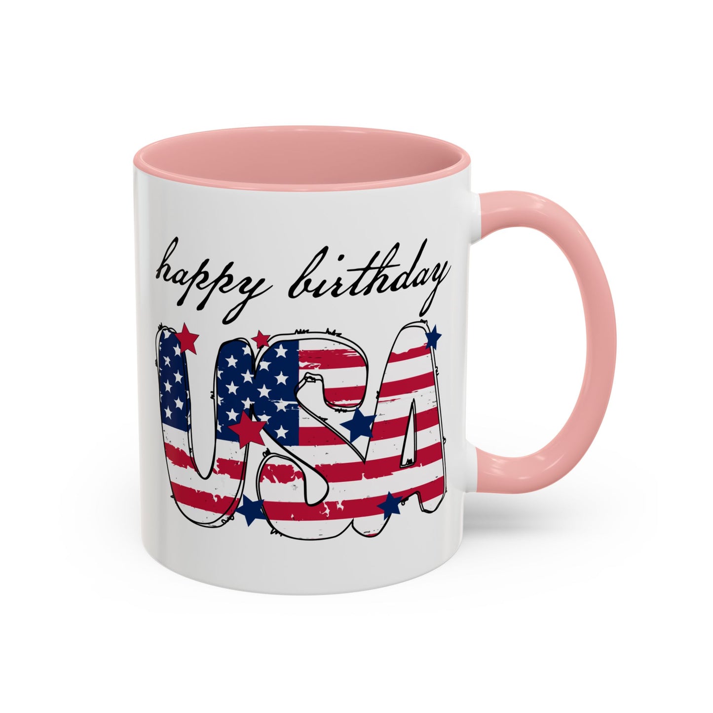 4th of July Mug - Happy Birthday USA