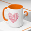 Valentine's Day Mug - Love You Heart Lettering