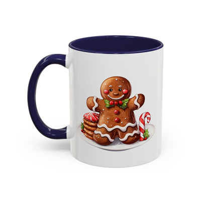 Christmas Mug - Gingerbread Man Cookies and Candy