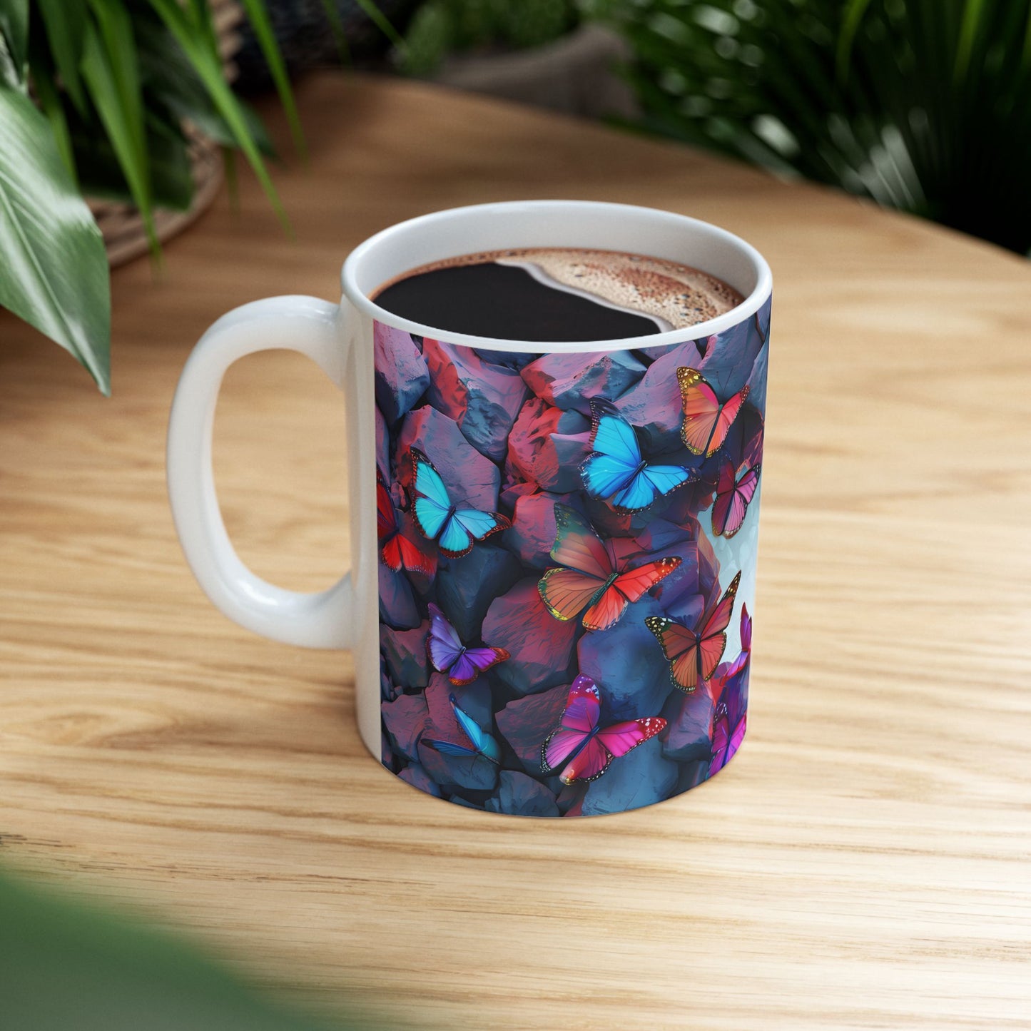 Artistic Mug - Colorful Butterflies