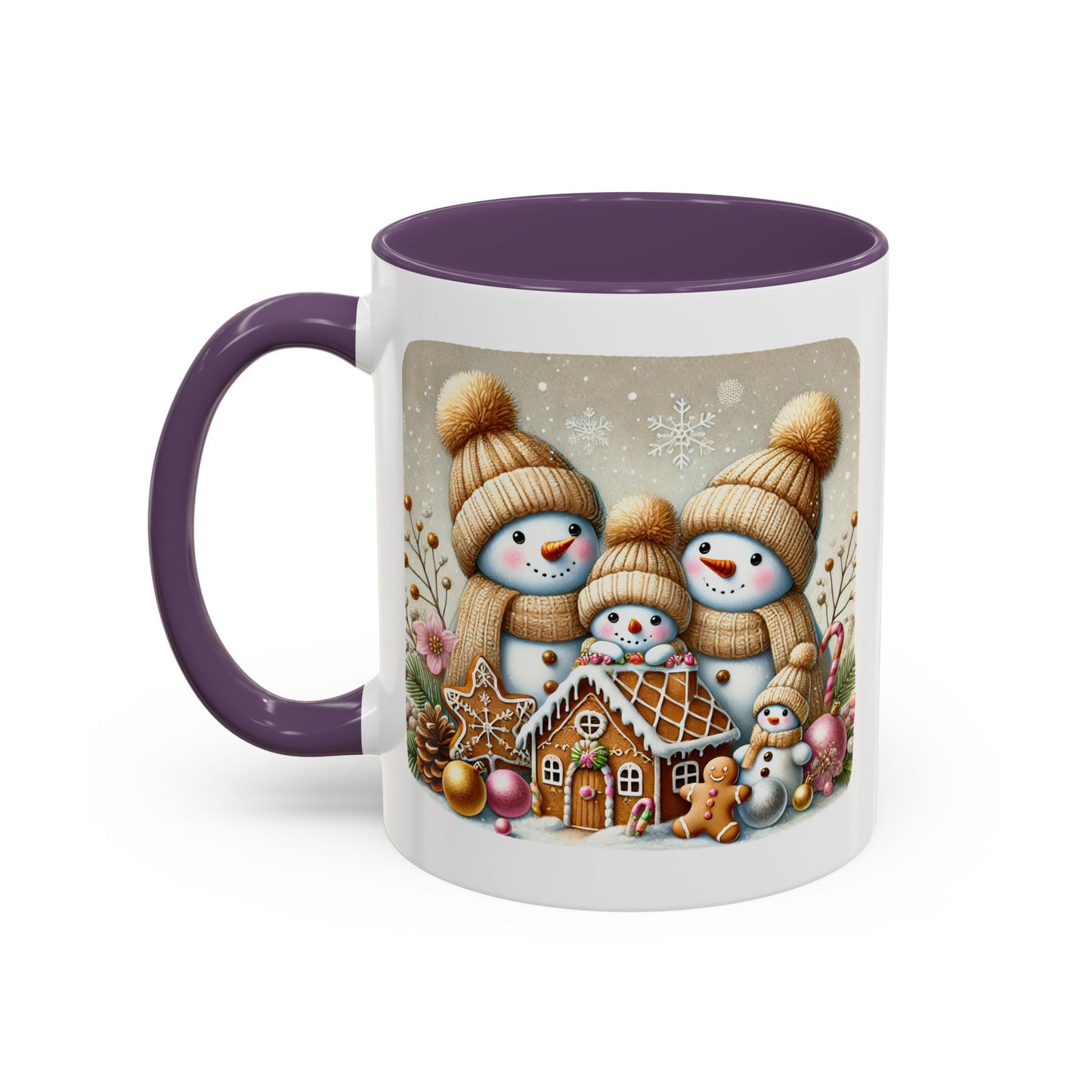 Christmas Mug - Gingerbread Snowman Family 2