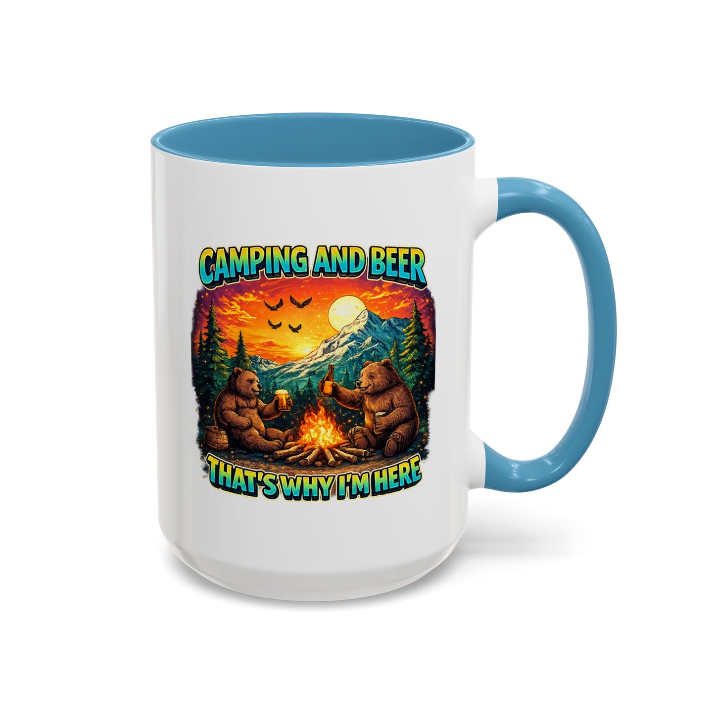 Humor Mug - Camping and Beer