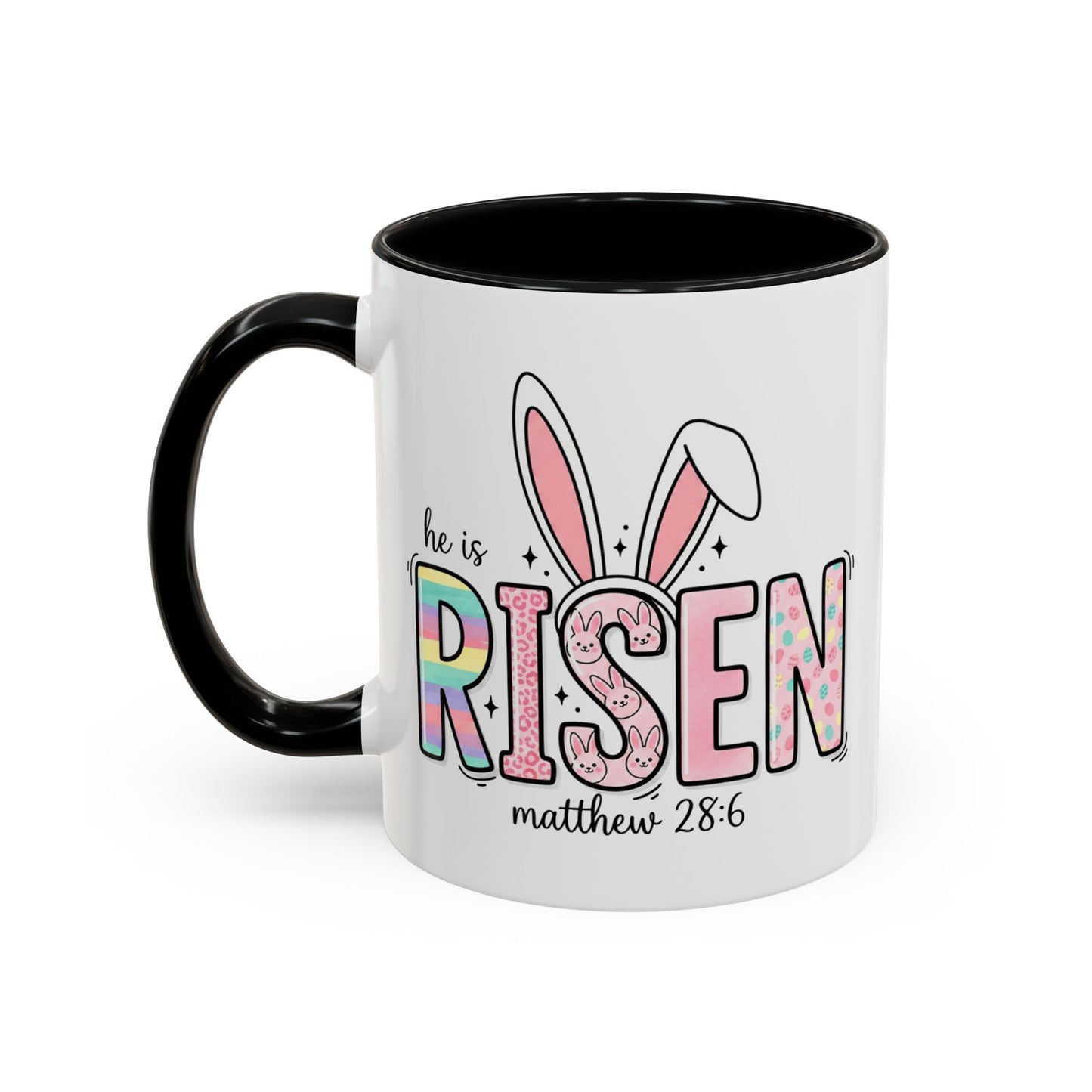 Easter Mug - He Is Risen Bunny