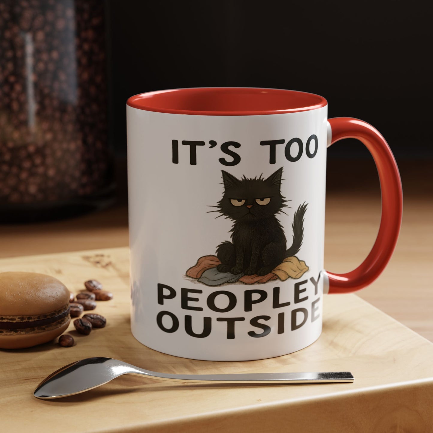 Animal Mug - It's Too Peopley Outside