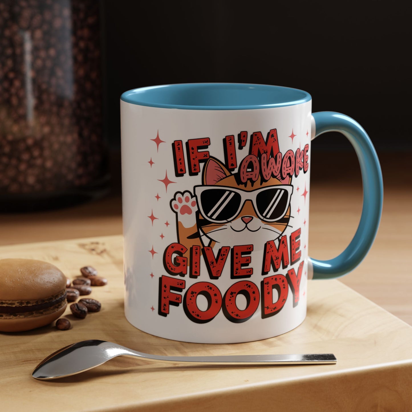 Animal Mug - If I'm Awake Give Me Foody