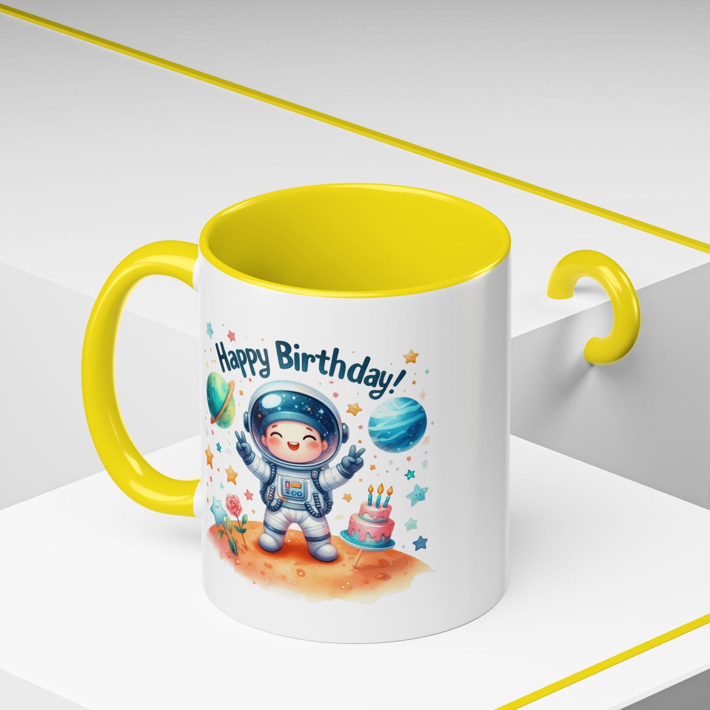 Birthday Mug - Happy Birthday Astronaut