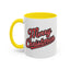 Christmas Mug - Merry Christmas Red & Black Baseball Text